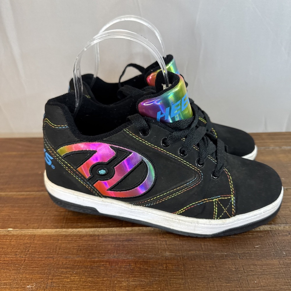 Heely's Propel‎ 2.0 Black/Neon Multi Rainbow Youth Size 5